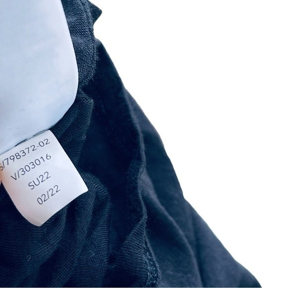 ATHLETA Stella Black Cotton Dress Bodycon style 798372 Rtl $89 sz xxsm (7014) - Picture 7 of 12